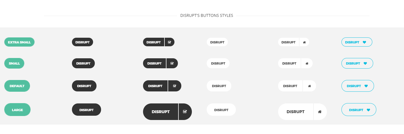 Disrupt buttons