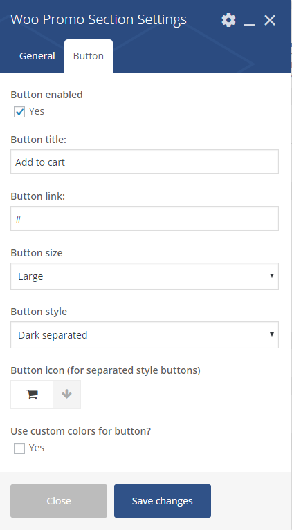 Woo Promo Section Settings 2