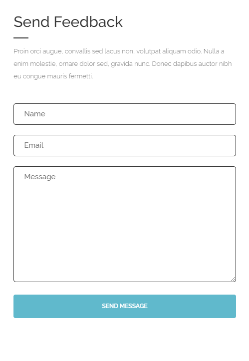 Contact form