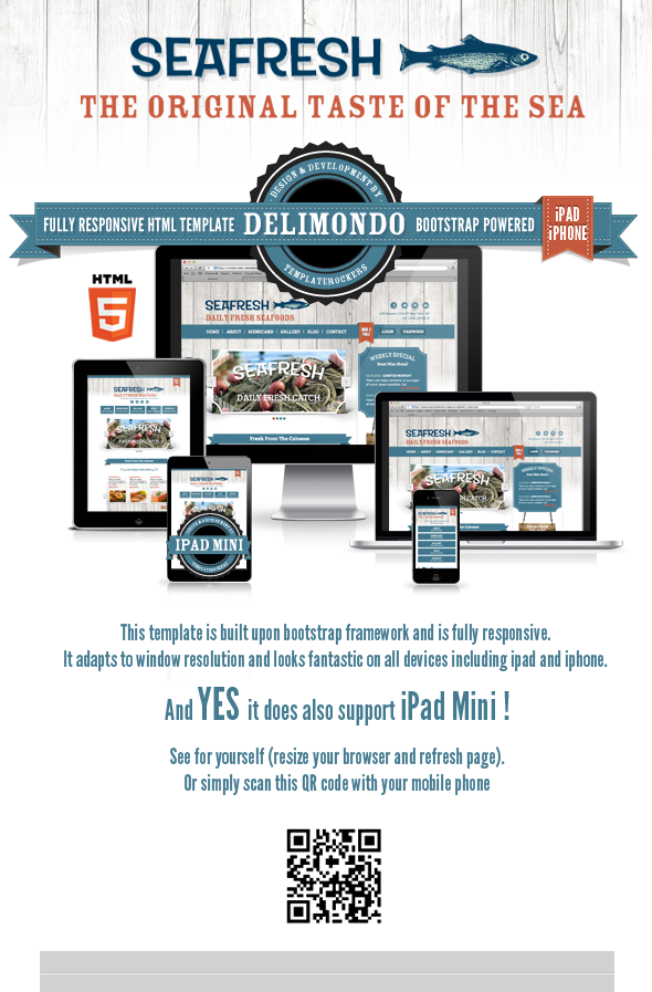 Delimondo Seafresh Fully Responsive HTML Template - 8